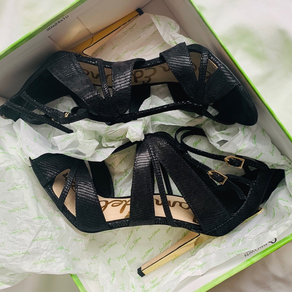 VTG 2000s SAM EDELMAN BLACK HIGH HEELS